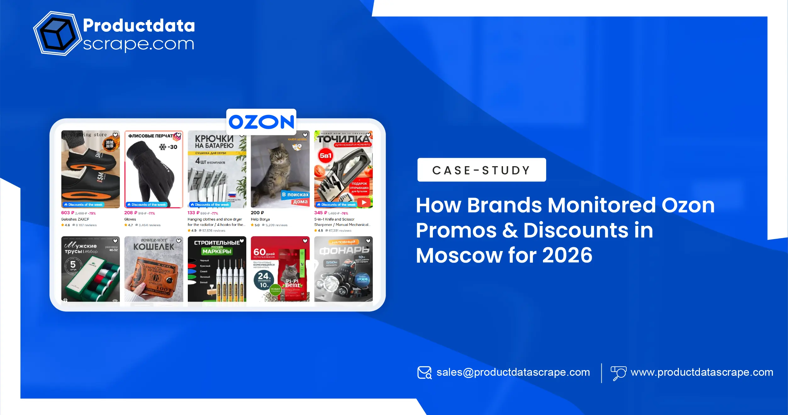 How Brands Monitored Ozon Promos & Discounts in Moscow for 2026